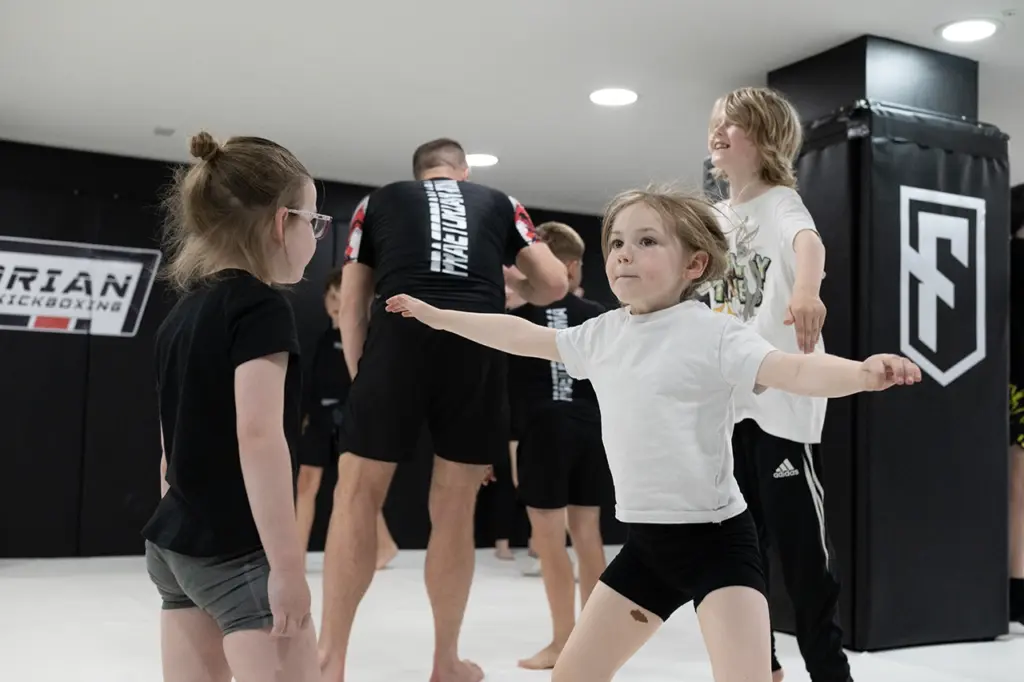 Younger Praetorian MMA members training together during a NoGi BJJ class