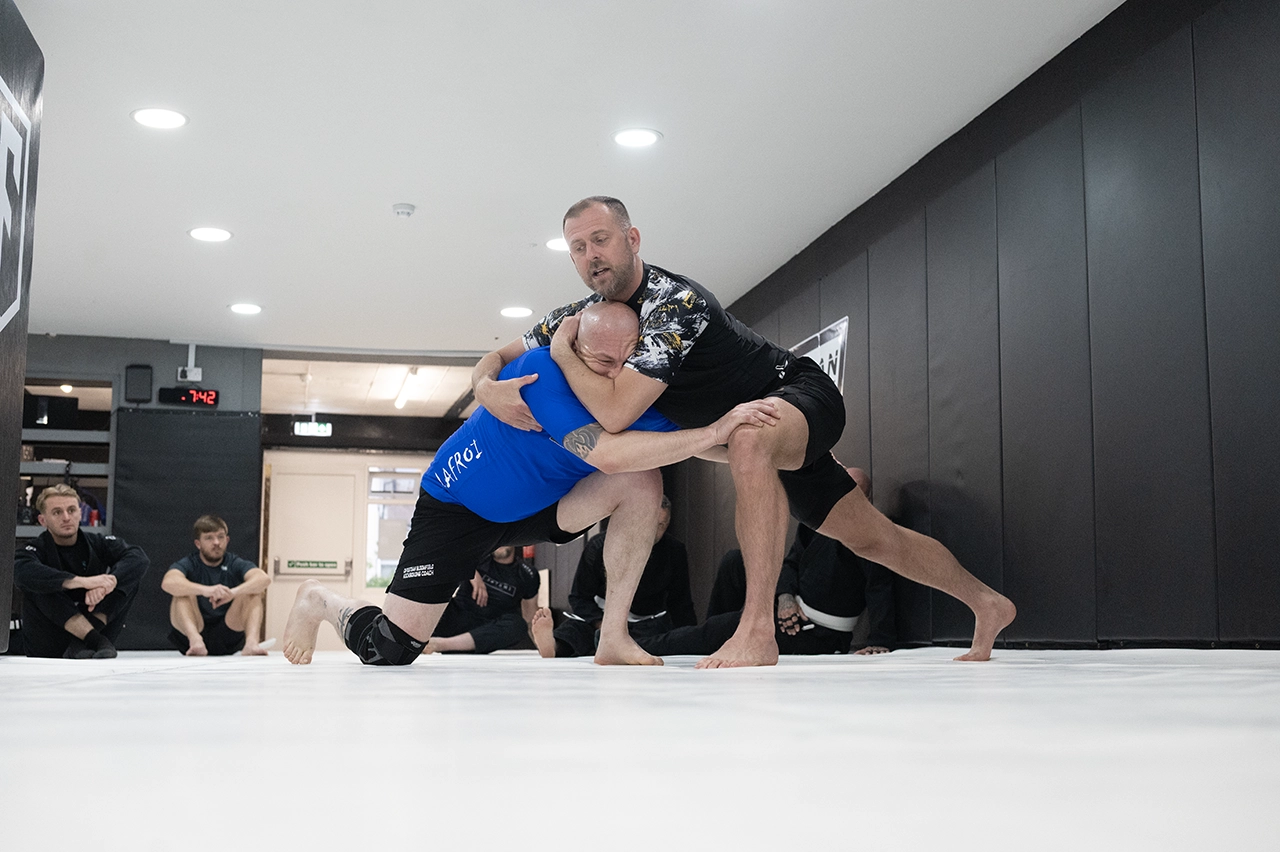Morning Brazilian Jiu Jitsu training at Praetorian MMA in Fareham and Gosport