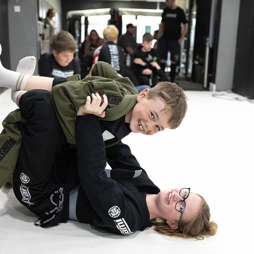 Kids and teens Gi Brazilian Jiu Jitsu training at Praetorian MMA