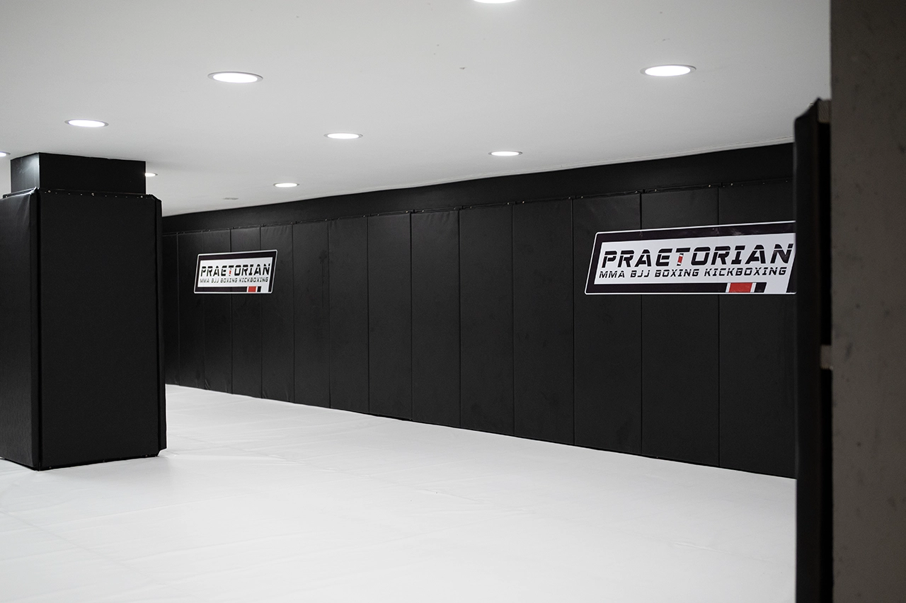 Praetorian MMA All Classes training area for martial arts classes including BJJ, MMA and Kickboxing in Fareham and Gosport.